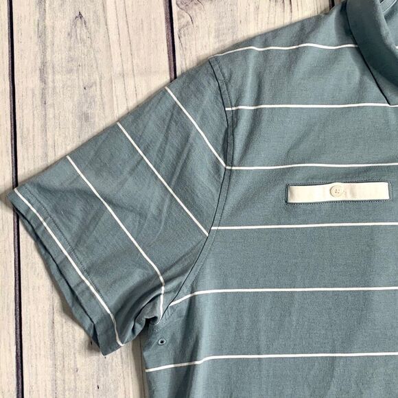 Nike Dri Fit Polo Short Sleeve Mens XXL Shirt Golf Front Pocket Gray - Picture 2 of 7